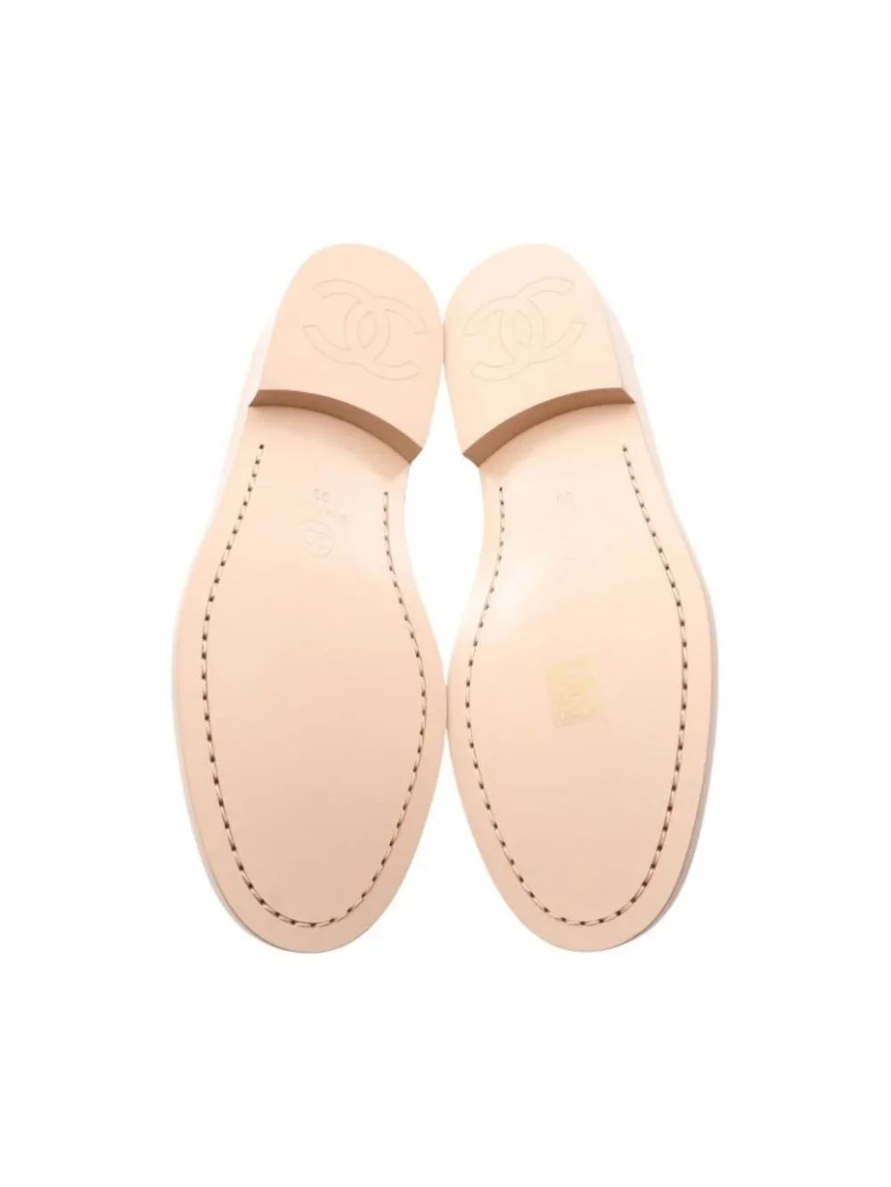 Chanel Loafers CC Logo Leather